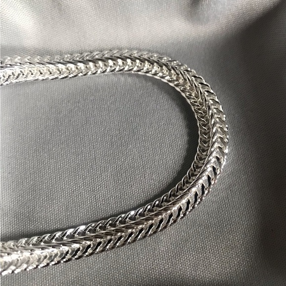 Sterling Silver Chain Bracelet - Picture 2 of 2